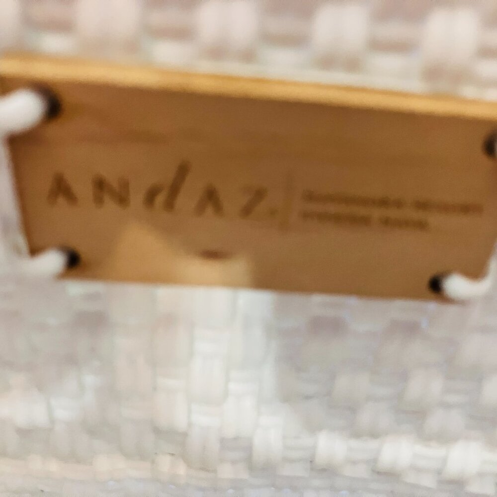 Andaz Mexican Basket Tote With Tassel - Picture 4 of 4